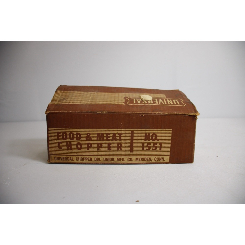 Vintage Universal Climax 1551 Food & Meat Chopper with Box Food & Meat Grinder